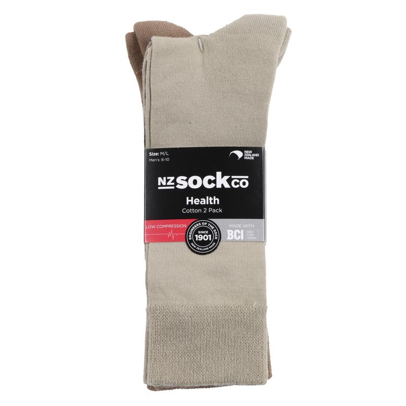 NZ Socks Health Low Compression Health Socks - 2 Pack image number 0